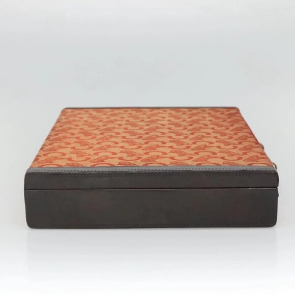 CELINE C Sulky Trunk Case Trunk Canvas Beige Gold - Picture 6 of 14